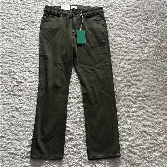 DL1961 Other - DL1961 Avery Relaxed Straight Dark Green Casual Pants